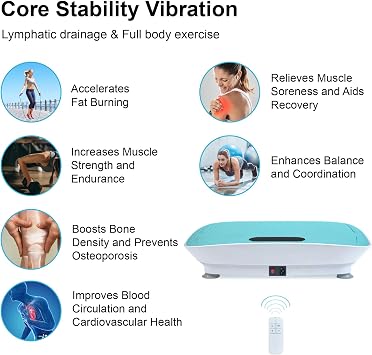 Silent Vibration Plate Exercise Machine for Weight Loss,