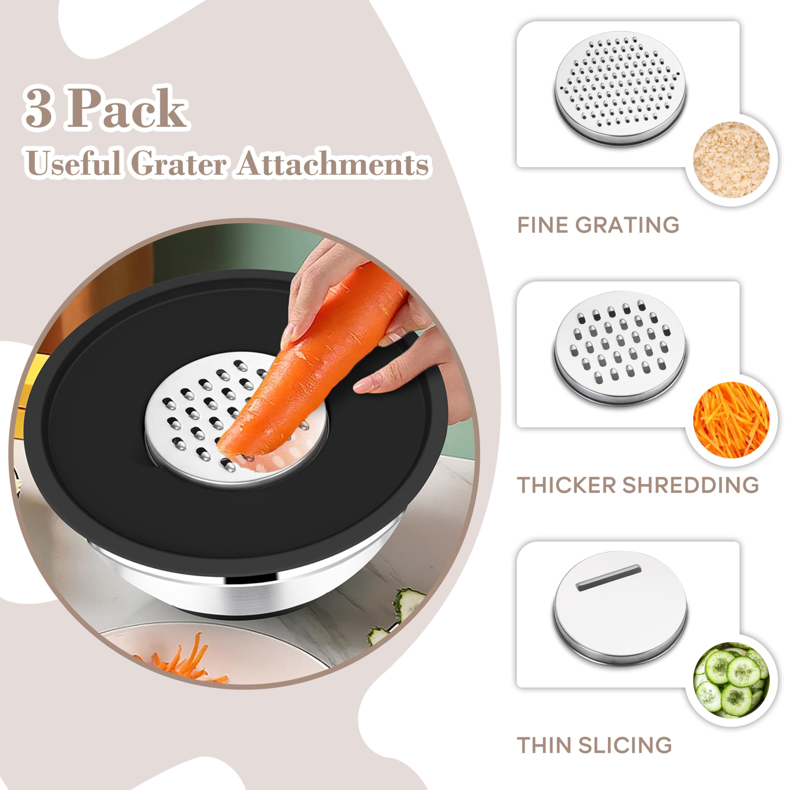 Onader Stainless Steel Mixing Bowls - Image 4