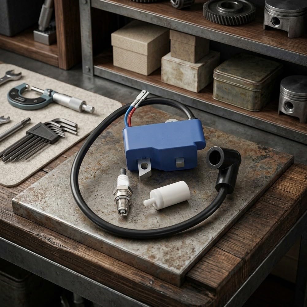 Rasenmäher-Zündspulenmodul-Zündspulen-Set für Husqvarna 545 545XP 550XP 550XPG Kettensäge ersetzt OEM 581723602 581723604