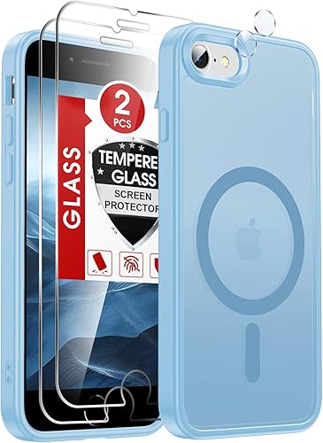 Miniatura 69 de LeYi Funda para iPhone XR: con protector de pantalla X2 + 2 funda para cámara [compatible con MagSafe] Funda protectora magnética i iphoneXR, Negro