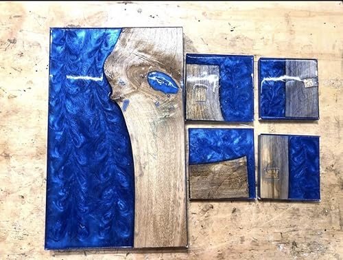 Miniatura 8 de Resina epoxi de vertido profundo para mesa de río  3 galones (11.4 L)  Kit de resina epoxi de 2 pulgadas de profundidad  Bajo olor  para mesas de