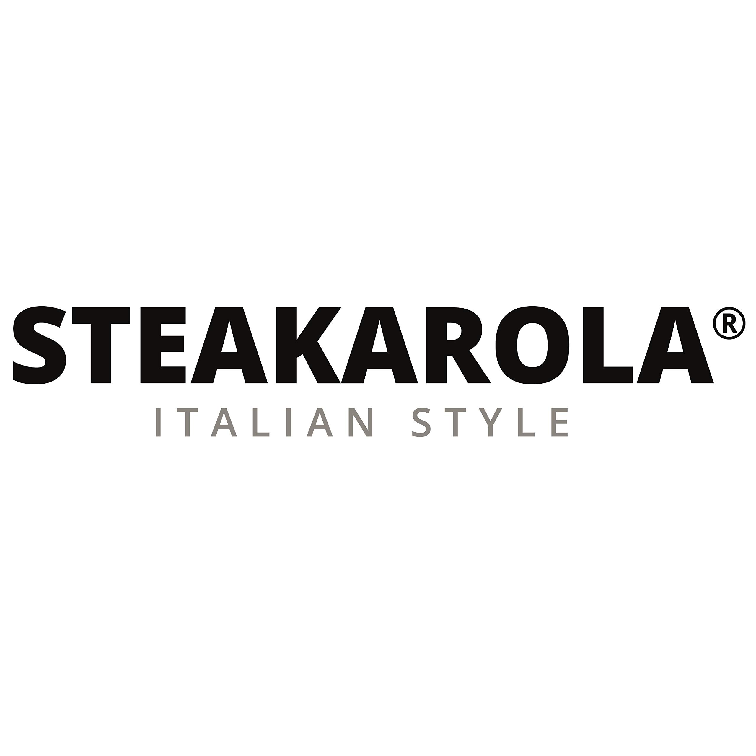 Steakarola Classic_Migliore Pinza per Barbecue in Acciaio Inox e Legno massello zigrinato