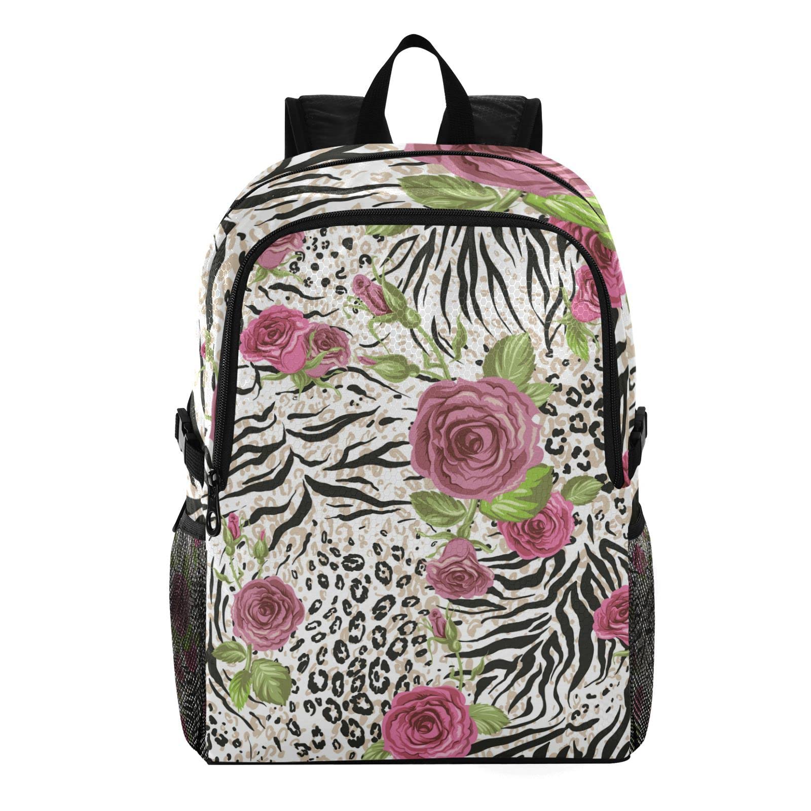 Sac à dos voyage filles imprimé léopard pliable pour les vacances - 8