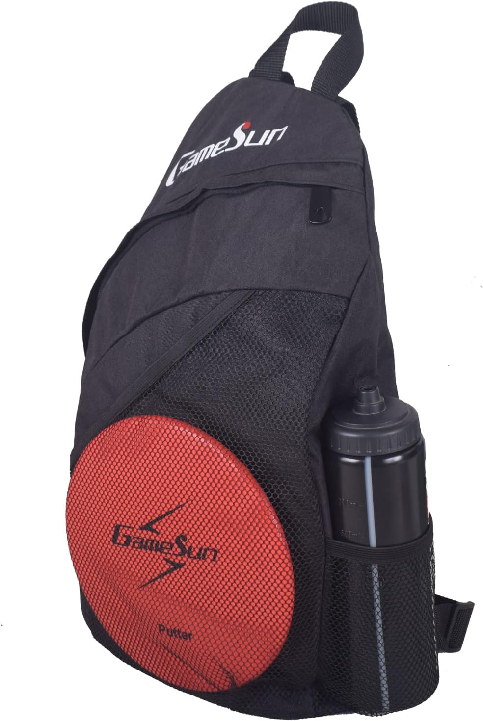 DISC Golf Set Includes 1pc Heavy Duty Nylon Backpack Bag, 2pcs Drivers, 2pcs Mid-Ranges, 2pcs Putters, 1pc Mini Disc Marker, 1pc 12”x12” Embroider Logo Black Towel and 1pc Gift Color Box