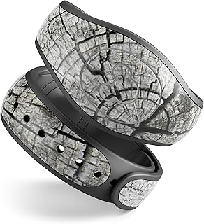 Design Skinz Aged Cracked Tree Stump Core Premium Vinyl Decal Wrap Cover for The Disney MagicBand+ (Fits MagicBand+ for Disney Parks)