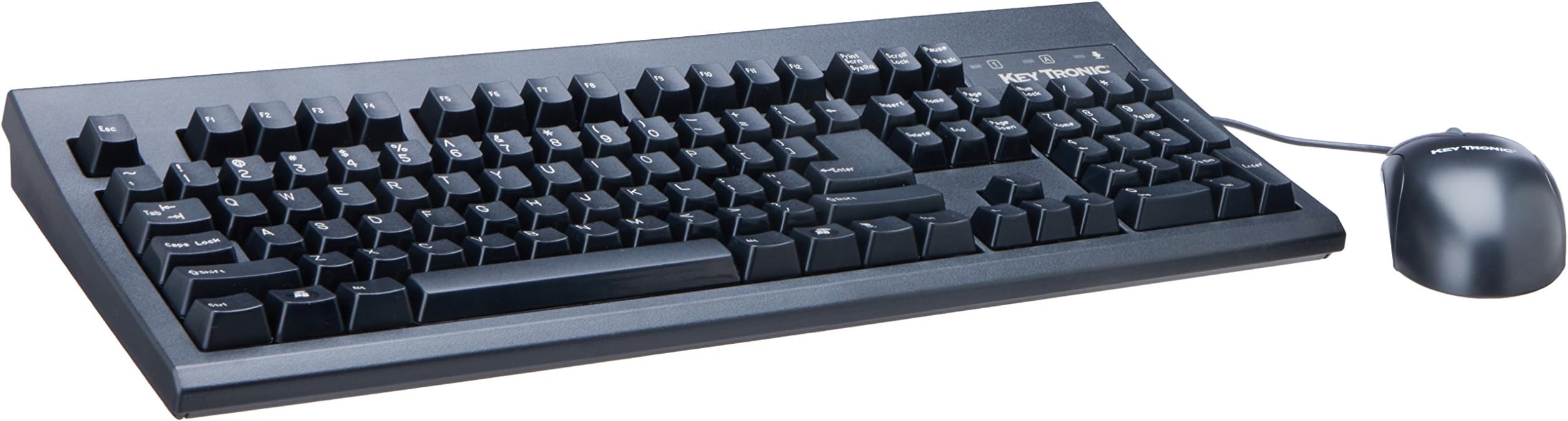 Combo 104KEY PS2 Keyboard & Optical Scroll Mouse Black Pc