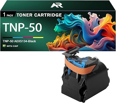 TNP50 Toner Cartridge Compatible for Konica Minolta TNP50 A0X5134 Black Toner Cartridges Work for Konica Minolta Bizhub C3100P Printer