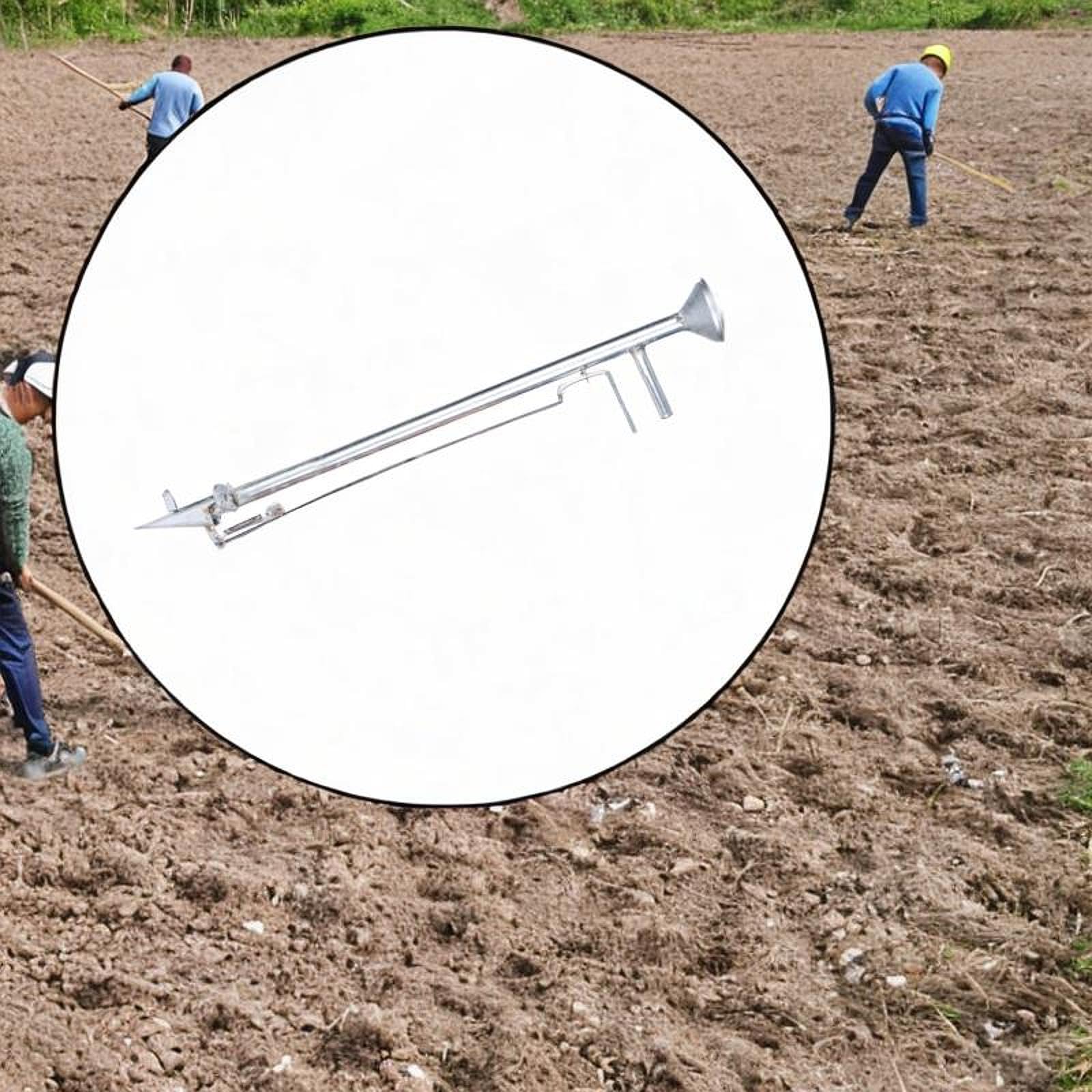Colcolo Grainer de semetteur à Main Starter Plantation du Dur Manuel Manuel du Jardin à Main pour Les Fleurs de pelouse épinards légumes, 90.5cmx9cm