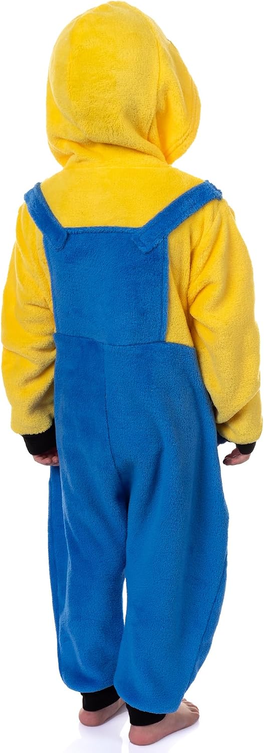 INTIMO Minions Union Suit Toddler Kids Kigurumi Hooded Pajamas