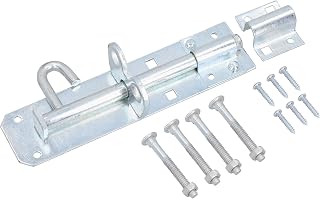 (150mm) Galvanised Brenton Slip Bolt Padbolt Slide Latch Lock Sheds Gates