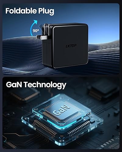 Miniatura 6 de LKTOP Cargador de batería de 100 W Adaptador de corriente USB-C para DJI Mini SeriesAir 3Mavic 3 Series, DJI RCRC2N1N2RC ProRC Pro Plus Control