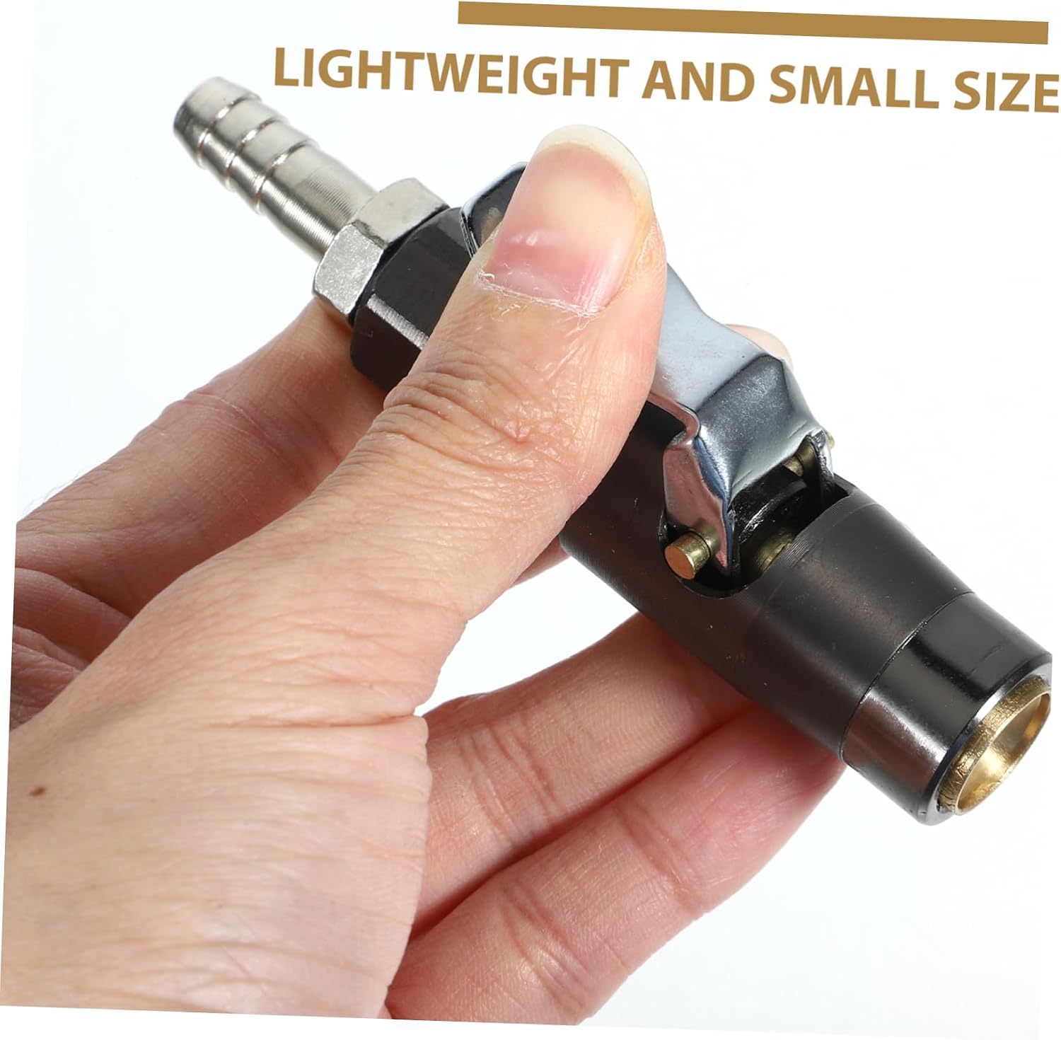 2pcs Tire Air Chuck Adapter Quick Connect Nozzle for Tire Inflator Heavy Duty Locking Mechanism Compatible Cars Trucks Motorcycles Construction Portable and User-Friendly Design
