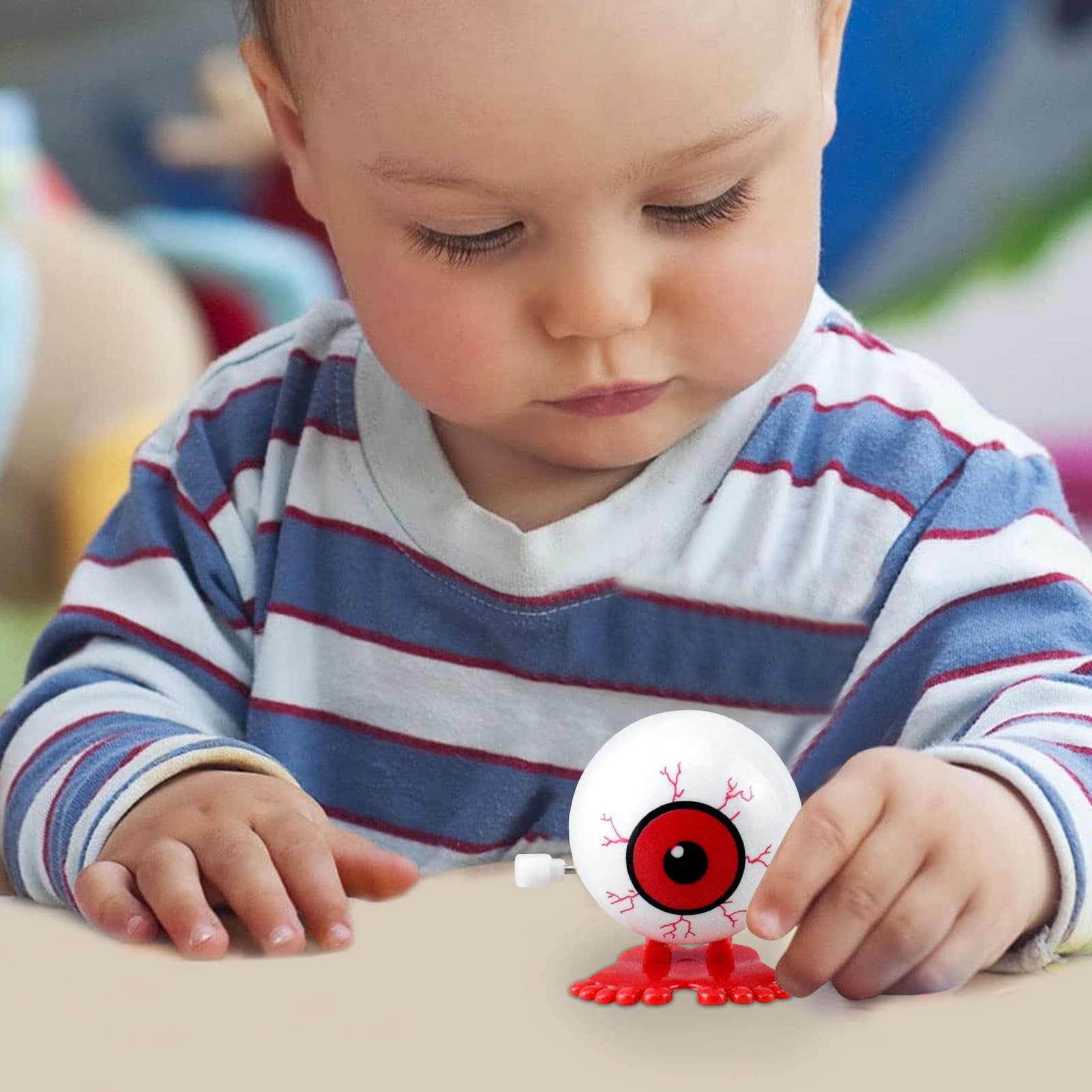 Générique Halloween Wind Up Toys – Eyeball Clockwork Toy, Small Novelty Horror Props, Spooky Party Favors | Scary Jumping Gadget for Goody Bag Filler Home Decoration Classroom Prize Carnival Event Générique Halloween Wind Up Toys – Eyeball Clockwork Toy, Small Novelty Horror Props, Spooky Party Favors | Scary Jumping Gadget for Goody Bag Filler Home Decoration Classroom Prize Carnival Event