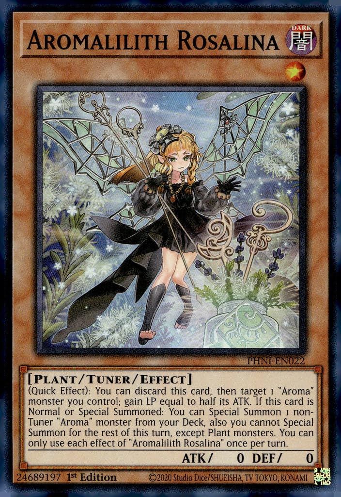Amazon.com: YU-GI-OH! Aromalilith Rosalina - PHNI-EN022 - Super