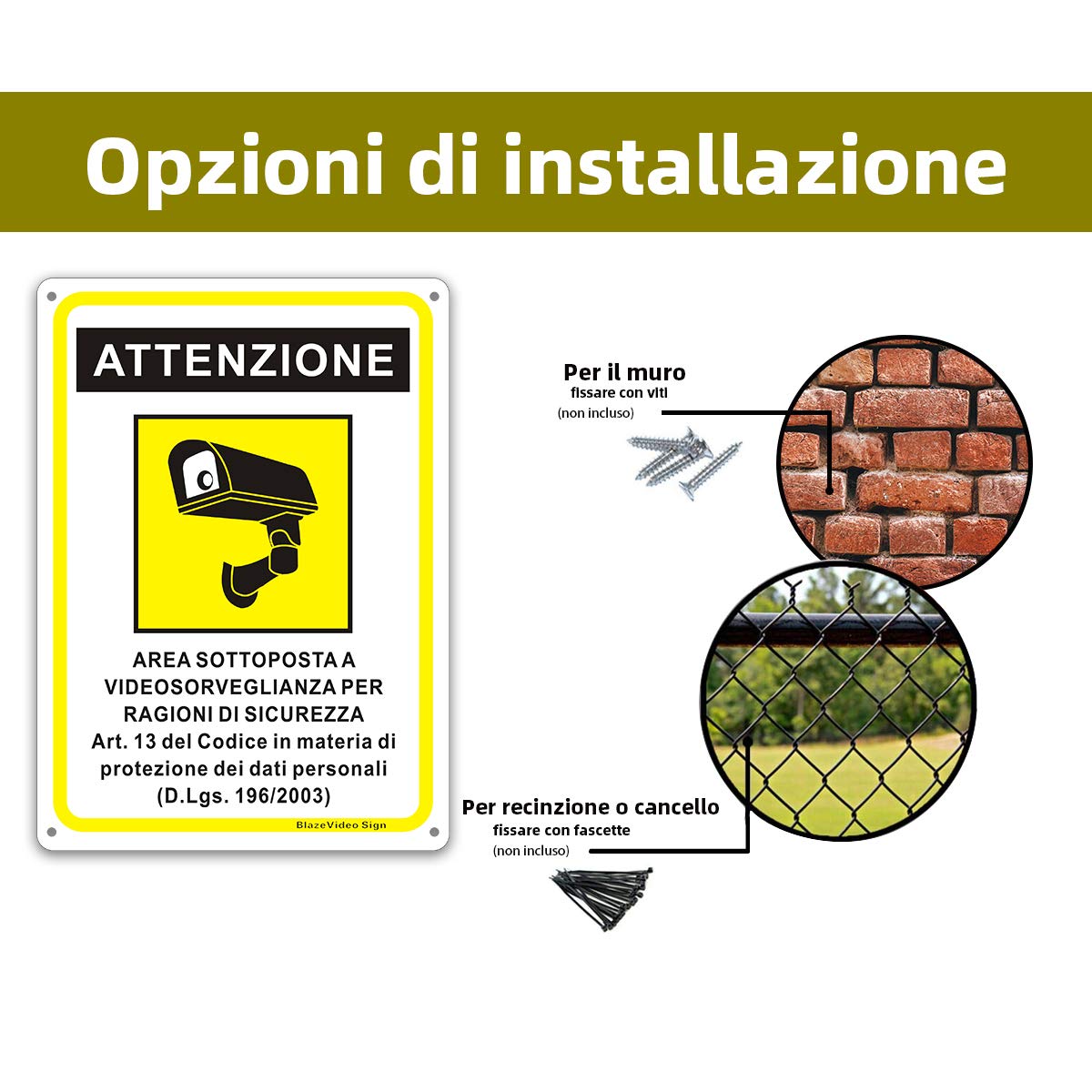 2 Cartelli 'Ingresso Vietato' In Alluminio - 180x250 Mm, Segnale Di Pericolo Resistente Con 4 Fori, Adatto Per Esterno