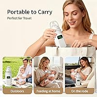 Vista 2 de Calentador de botellas con pantalla digital, control preciso de temperatura