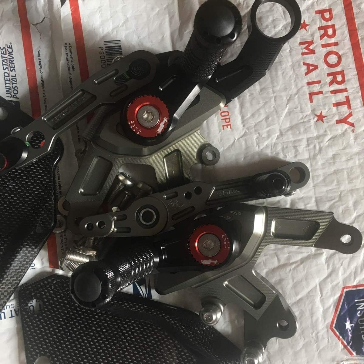 HP Adjustable Rearset fits BMW Motorrad S1000RR S1000R 2015 2016 Footpegs Footrests