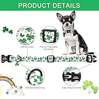 Vista 251 de Unique Style Paws - Collar rosa con hebilla de metal, duradero y lindo para perros pequeños a grandes