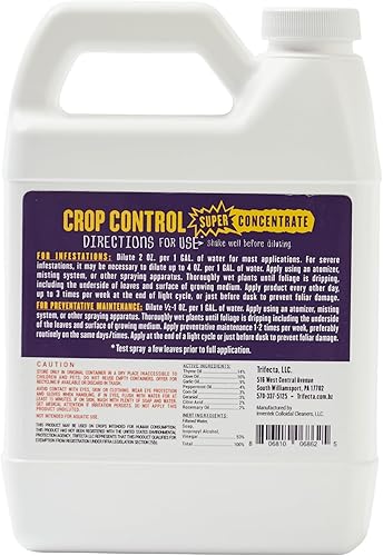 Miniatura 8 de Trifecta Control de cultivos - Pesticida natural todo en uno fungicida miticida insecticida ayuda a derrotar a los ácaros de las arañas moho en