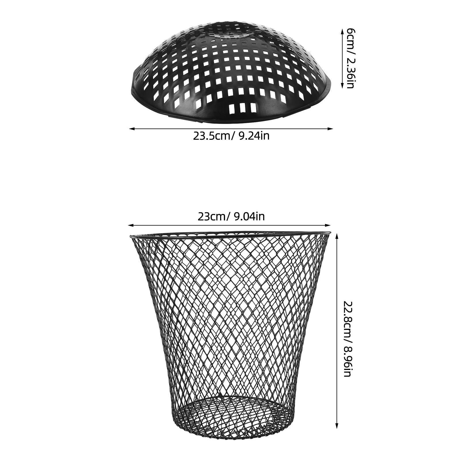 Compostador Subterráneo para Lombrices Enterrado, Hierro Negro