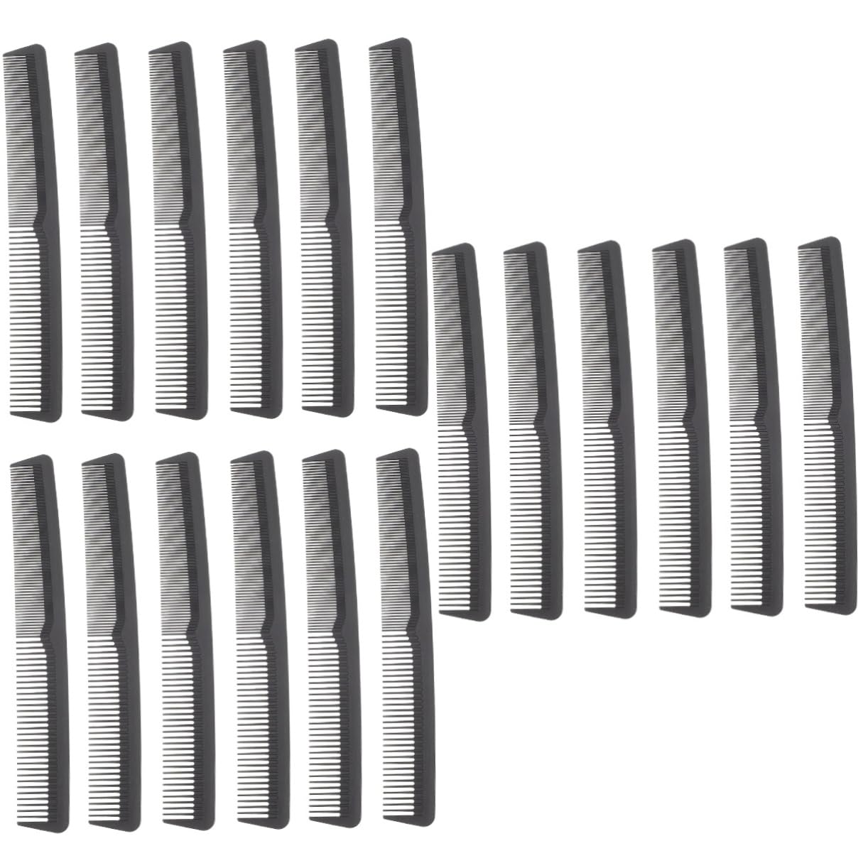 FRCOLOR 18piezas Peine De Dientes Dobles y Para Peinado Peines De Plástico Antiestático Para Hombres y Mujeres Para Cuidado y Estilo Del Cabello