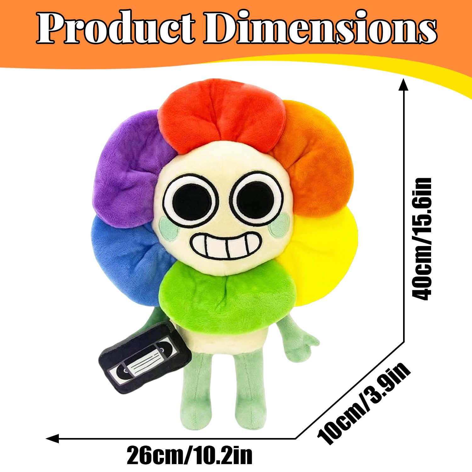 BAISHUWU Dandy Peluche de Juegos, 33 cm Dandy Plush Toys, Animal de Peluche Dandy's World, Dandy’s World Animal Plush Doll, Bonito Peluche Dandy's World, para Niños y Fans, Cumpleaños — view 2