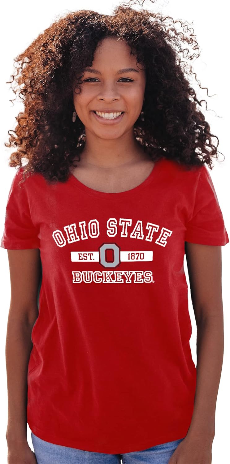 Blue 84 NCAA Womens NCAA Officially Licensed T-Shirt Athletic Team Color