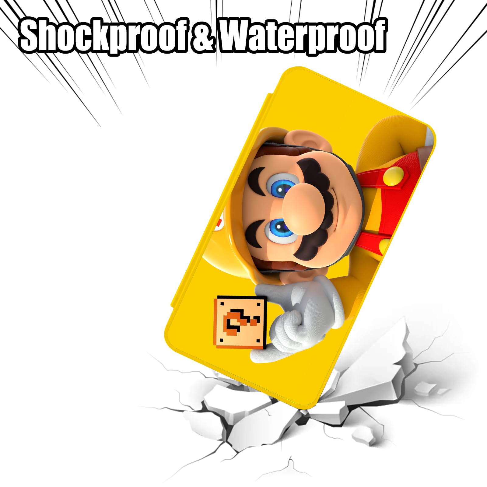 Custodia per Schede di Gioco, Custodie Giochi per Switch, Switch Game Card Case, Con 48 Giochi Cartridge Slot & 48 SD Card Storage, Design Magnetico,Organizer Antiurto Resistente All'acqua (SC4802)