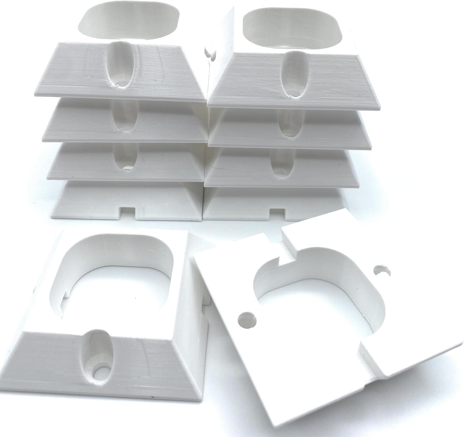 Mounting Brackets/Clips 200FT Set fits Govee PRO Permanent Outdoor Lights (120 Mounts for Set +2 Free, White)