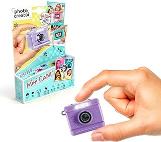 Canal Toys Fotocreator - Mini Digicam – kompakte 12 MP Pocket Kamera, 1080 p Full‑HD Video, 1,5″ LCD‑Bildschirm, Selfie‑Modus & Farbfilter, MicroSD Karten‑Slot – ideal für unterwegs - CLK 063
