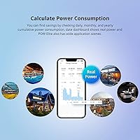 Vista 4 de SONOFF POWR320D Elite 20A WiFi Smart WiFi Wireless Light Switch with Energy Monitoring, Universal DIY Module for Smart Home, Works with Yaxa Alexa