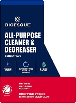 Bioesque All Purpose Cleaner/Degrease Concentrate, 64 Fluid Ounce (Pack of 1)