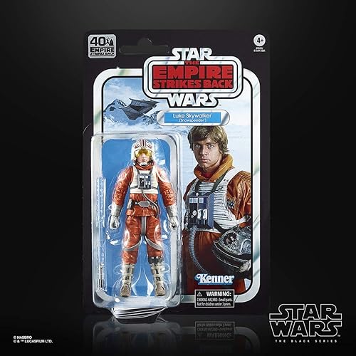 Star Wars The Black Series Luke Skywalker Snowspeeder - Figura coleccionable de 6 pulgadas con escala The Empire Strikes Back 40th Anniversary