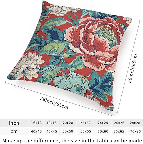 Vista 42 de ArogGeld Chinoiserie - Fundas de cojín asiáticas con diseño de flores blancas y verdes, funda de almohada Chinoiserie Floral con hojas verdes