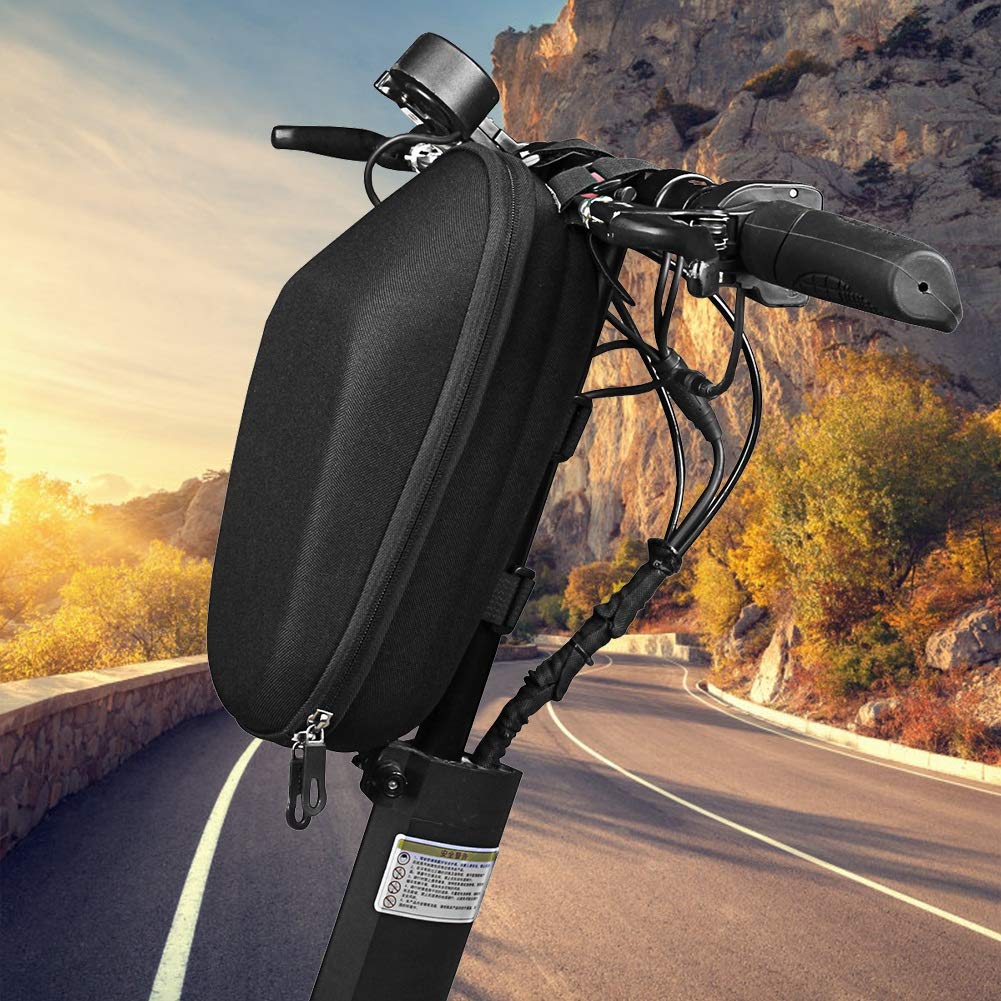 Sac De Rangement Rigide Pour Scooter Électrique - Étanche Antidérapant Grande Capacité 2L - Fixation Guidon Rapide - 3