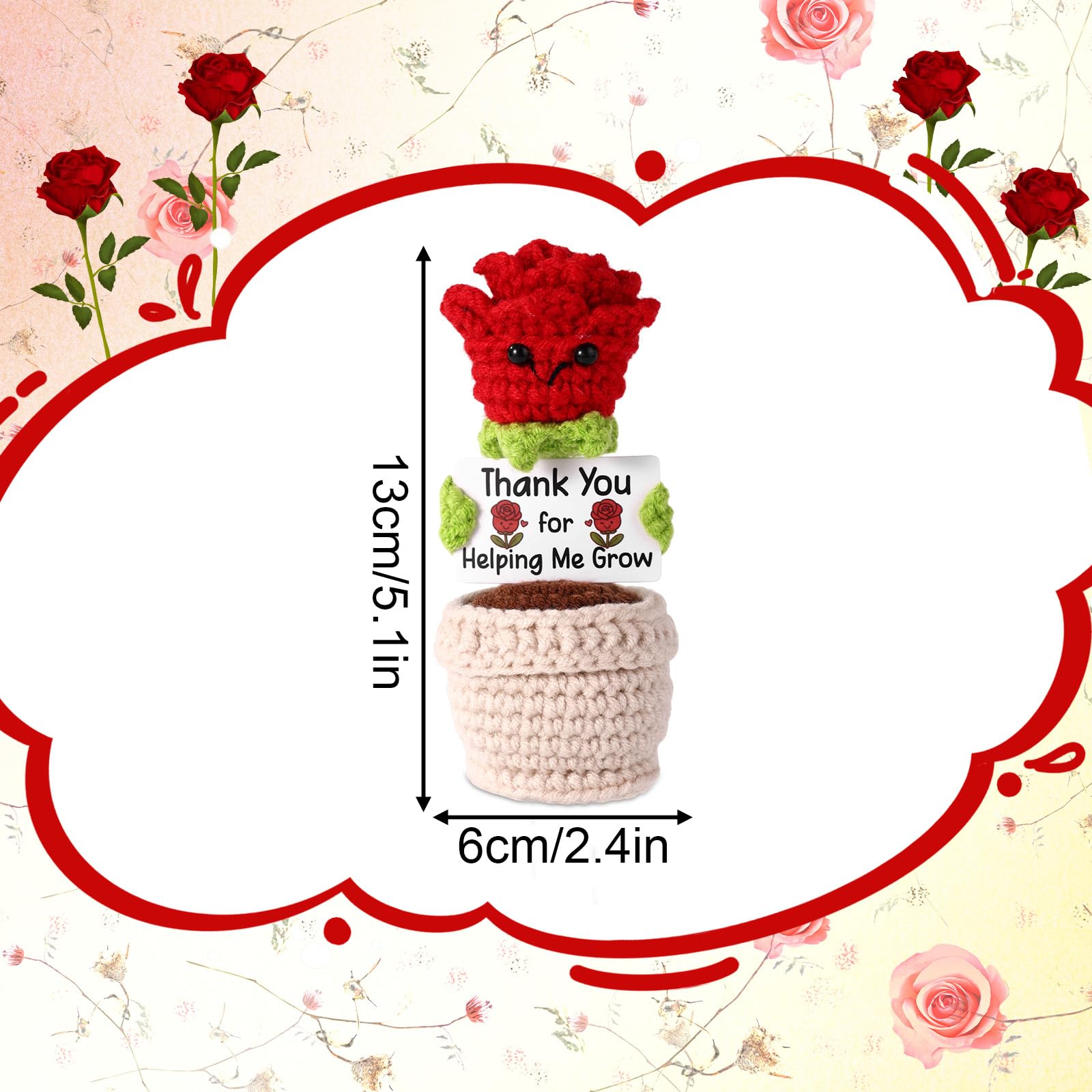 TOYMIS Crochet Rose - Image 2