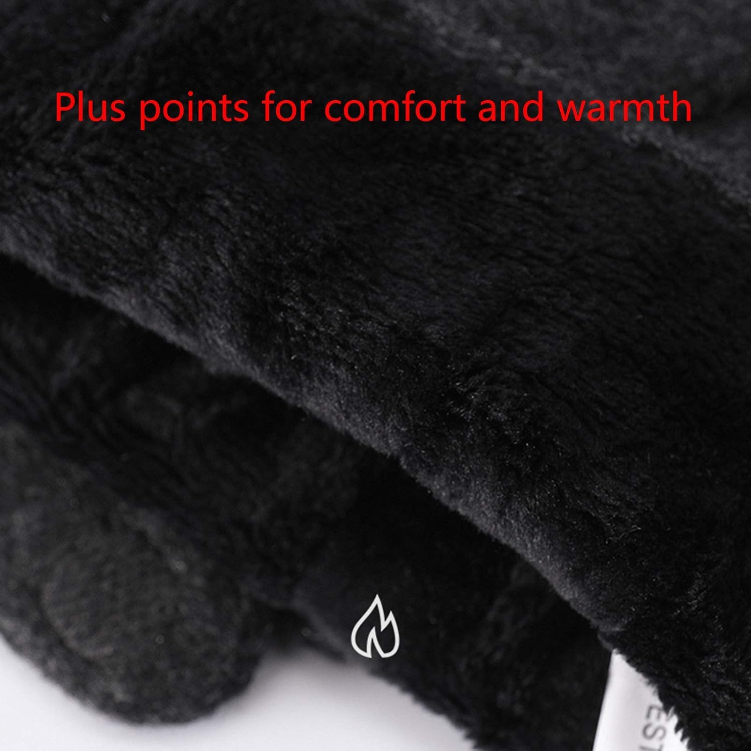 Gloves Wool Gloves Men's Winter Plus Velvet Thickening Touch Screen Outdoor Riding Cold and Warm Student Gloves