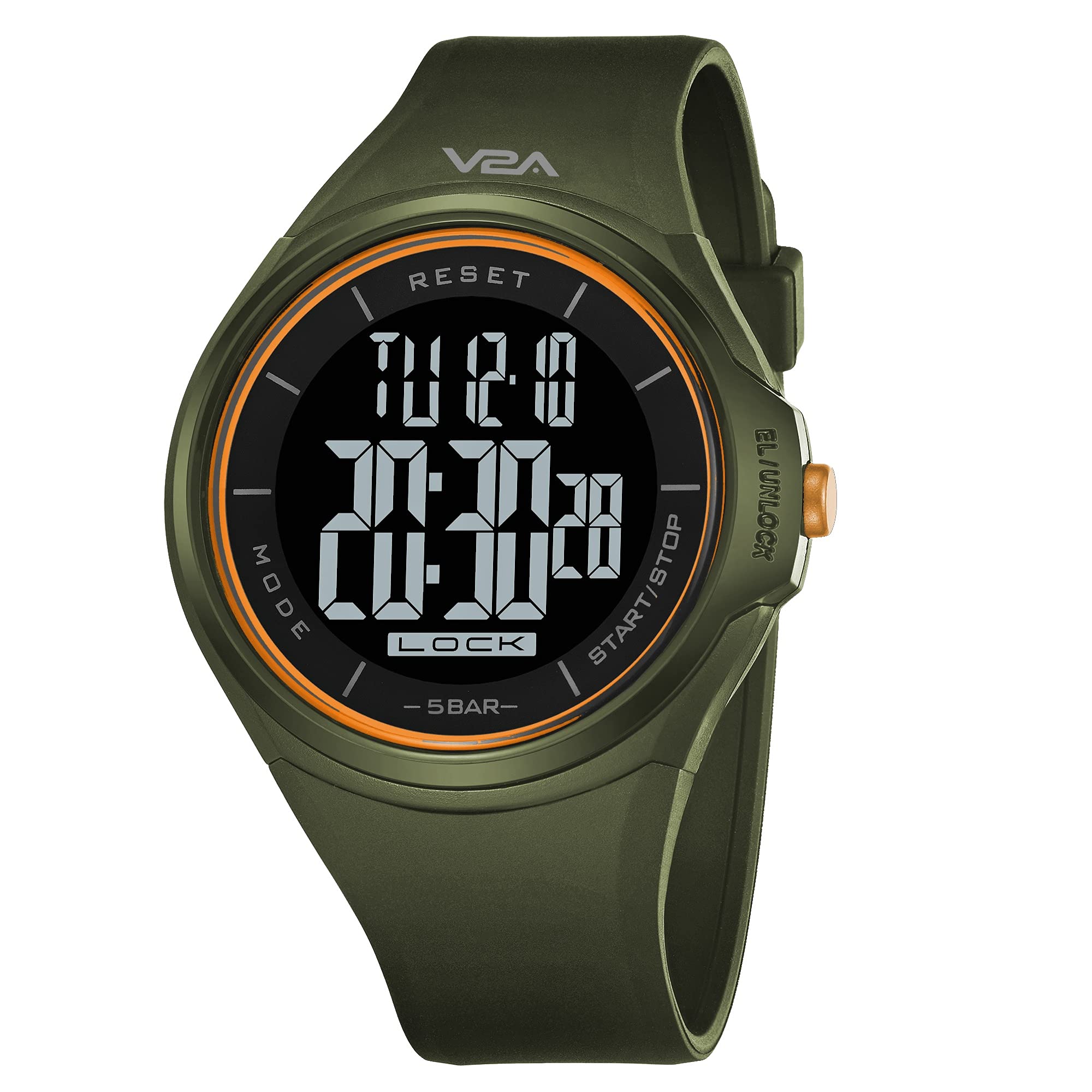 See full amazon price history chart for V2A Resin Touch Controls Digital 5Atm Waterproof Unisex Sports Watch (Black Dial And Strap) (Green), Black Band V2A Resin Touch Controls Digital 5Atm Waterproof Unisex Sports Watch (Black Dial And Strap) (Green), Black Band (B09B2LWJWS) Amazon Price History, Amazon Price Tracker