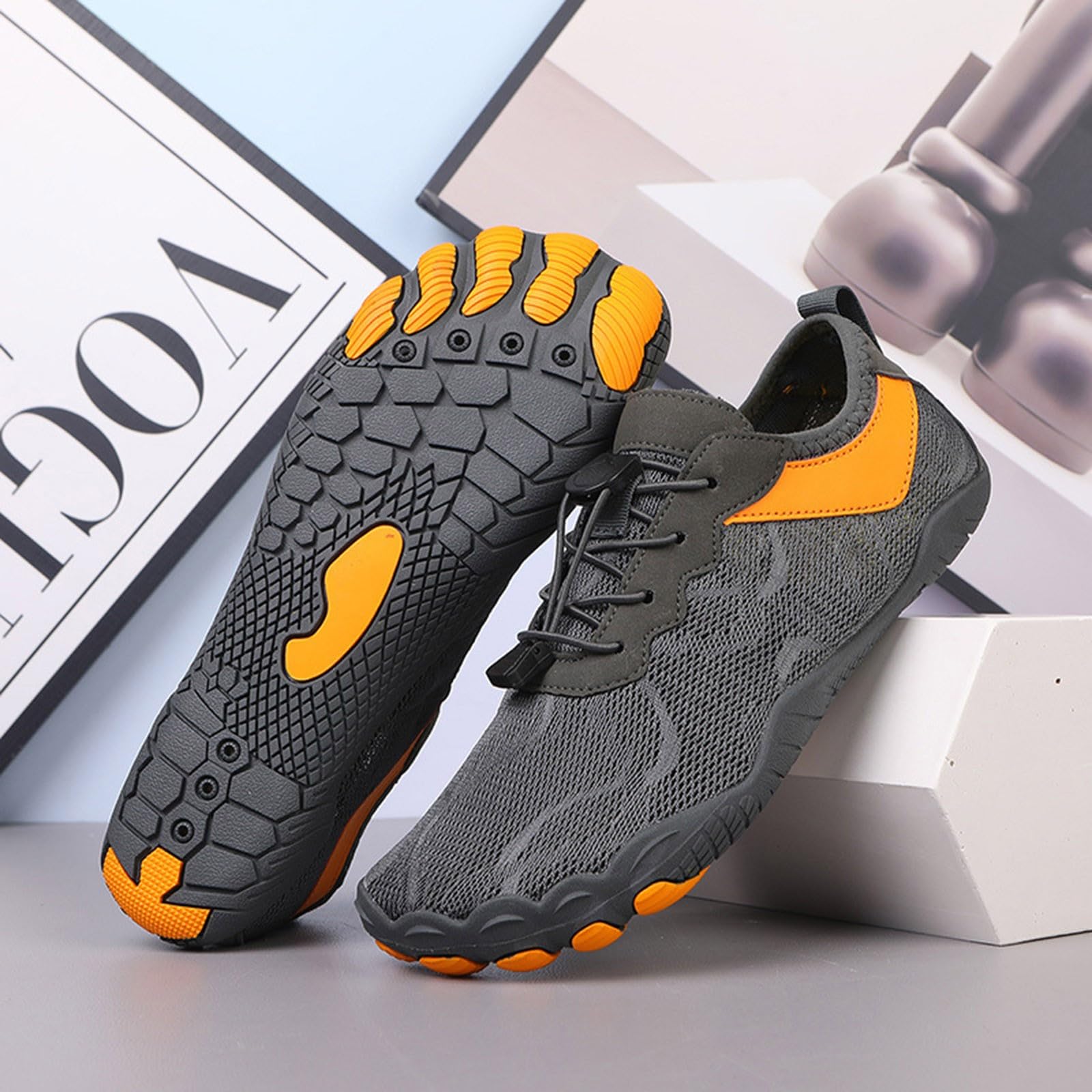 Zapatillas Mujer Zapatos acuáticos para mujer y hombre, zapatos de playa, pies descalzos, deportes al aire libre verano para senderismo, natación, playa, río, piscina, zapatos de piscina para mujer