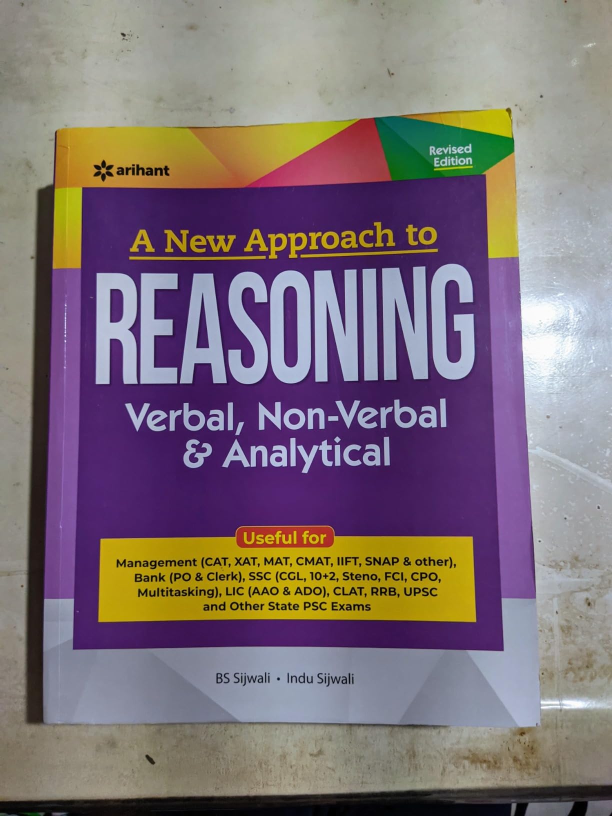 ARIHANT A New Approach to REASONING Verbal , NonVerbal & Analytical