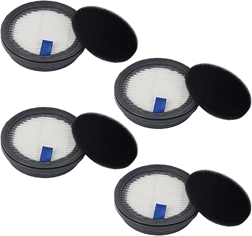 Paquete de 4 filtros HEPA y 4 filtros de esponja de repuesto para aspiradora inalámbrica Afoddon A200ProA200, ORFELD B08C10AC10G y NEQUARE S12 S25