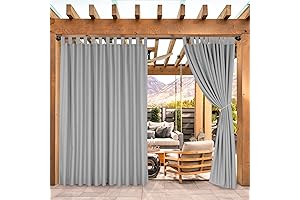 BONZER Outdoor Curtains For Pergolas