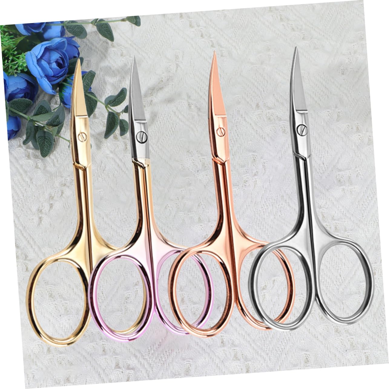 SHERCHPRY 3 Set Acciaio Inossidabile Per Parrucchieri E Domestico Per Rifinitura E Modellatura Della Design E Antiruggine Colore Casuale 4 Pezzi*3