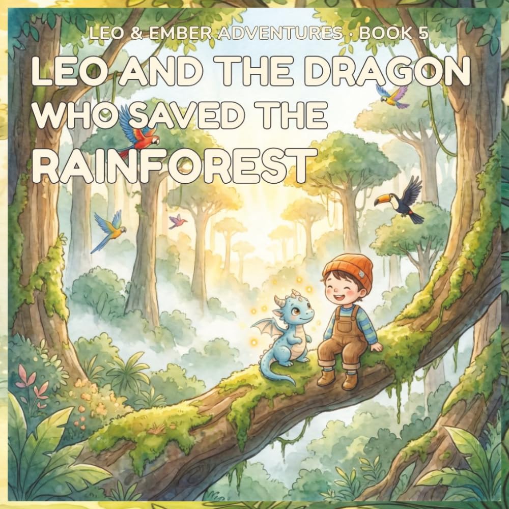 LEO AND THE DRAGON WHO SAVED THE RAINFOREST: A Magical Adventure About Kindness, Courage, and Protecting Nature (LEO & EMBER ADVENTURES)