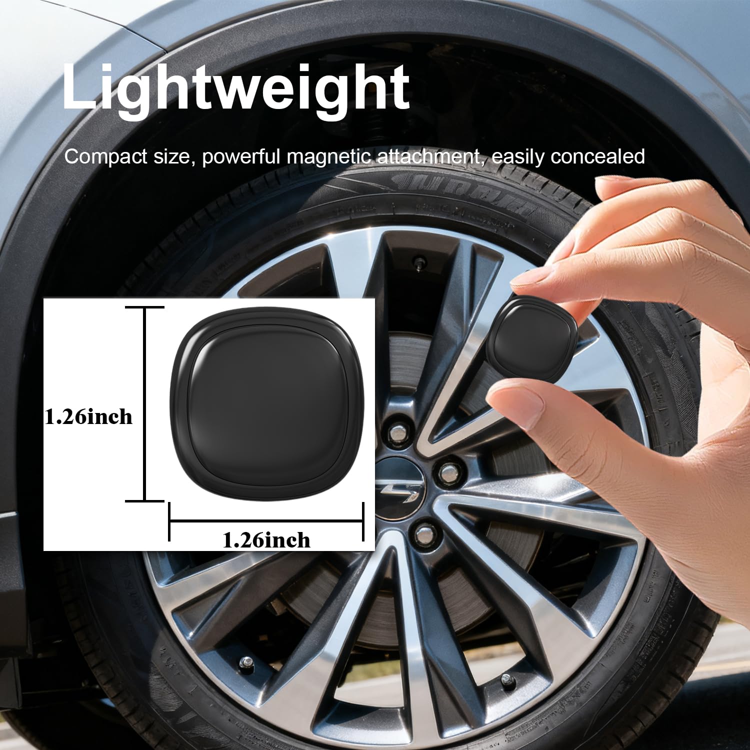 GPS Tracker for Vehicles, GPS Portable Magnetic Car GPS Tracking, Wide-Area Location GPS Tracker for Kids, Dogs, No Subscription Required/No Monthly Fee/No SIM Card Required - image 7