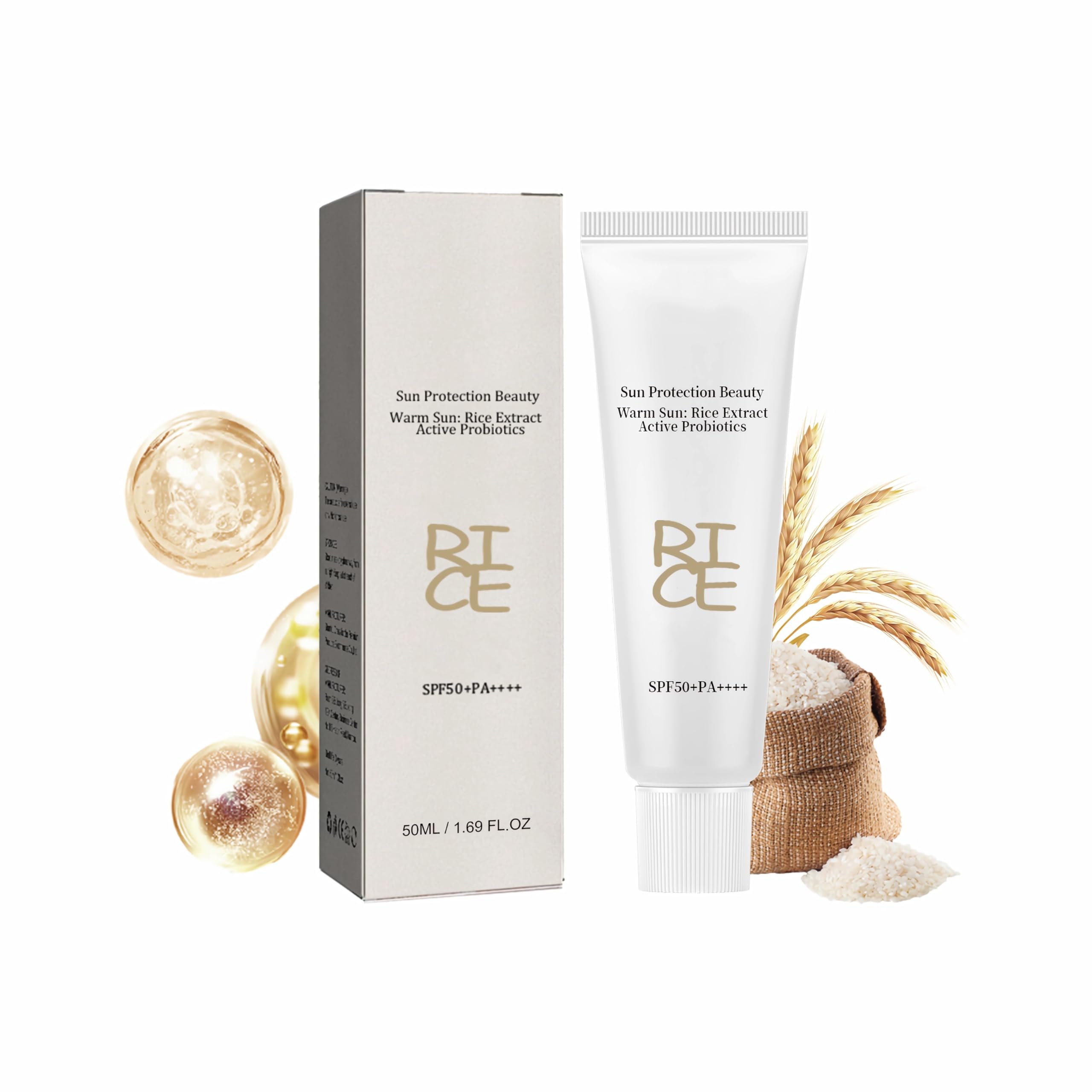 Relief Sun Rice Sunscreen For Face SPF50+ Korean Formula PA++++ for All Skin Types Facial Skincare, UV Defense, Nourishing Skin