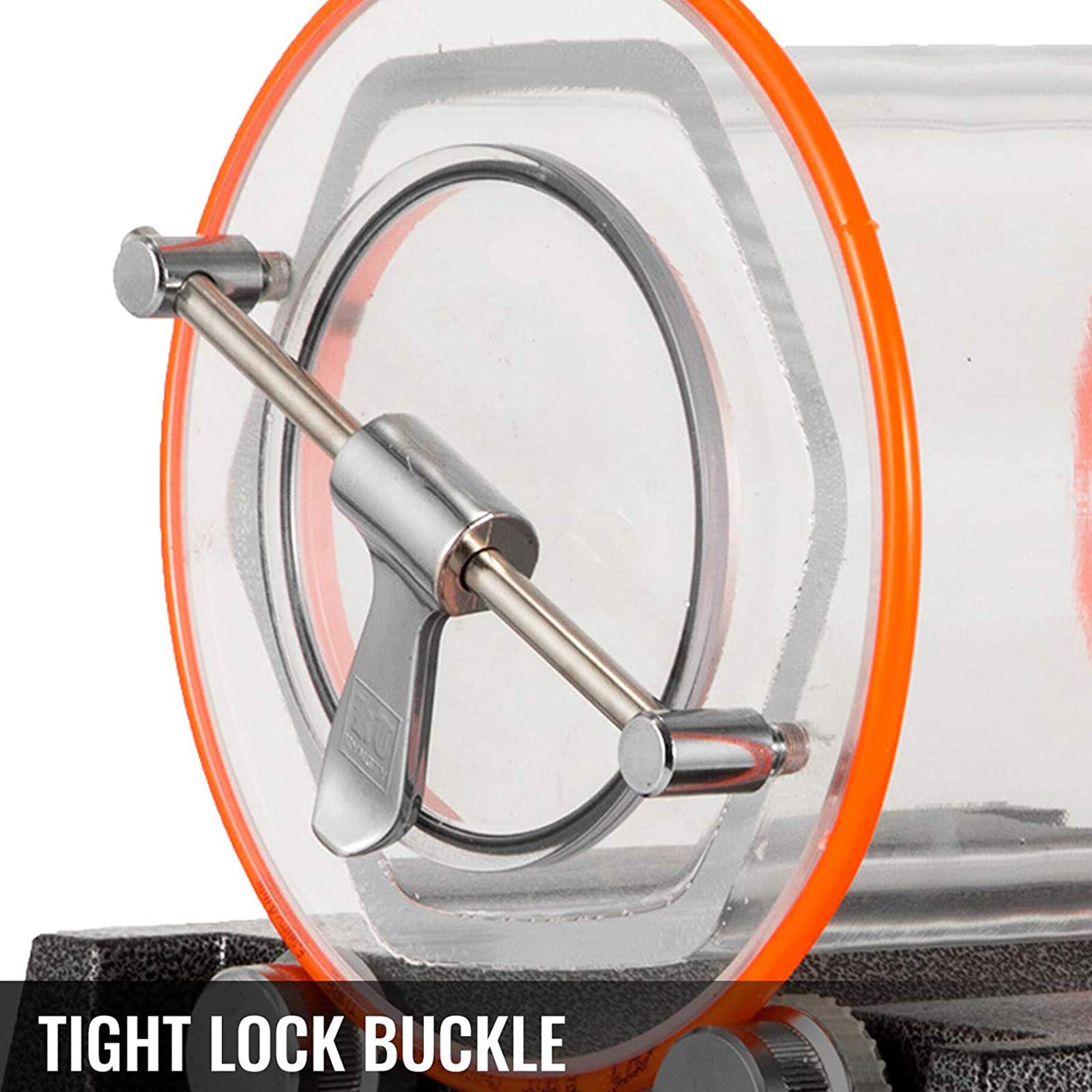 Poliertrommel Aus Zähem Polycarbonat 5 Kg, Rotary Tumbler Oberflächenpolierer 60 W, Schmuck Polieren, Dreh-Tumble Labor Kugelmühle, Rutschfest, Stabil Für Magnesiumlegierungsmaterialien