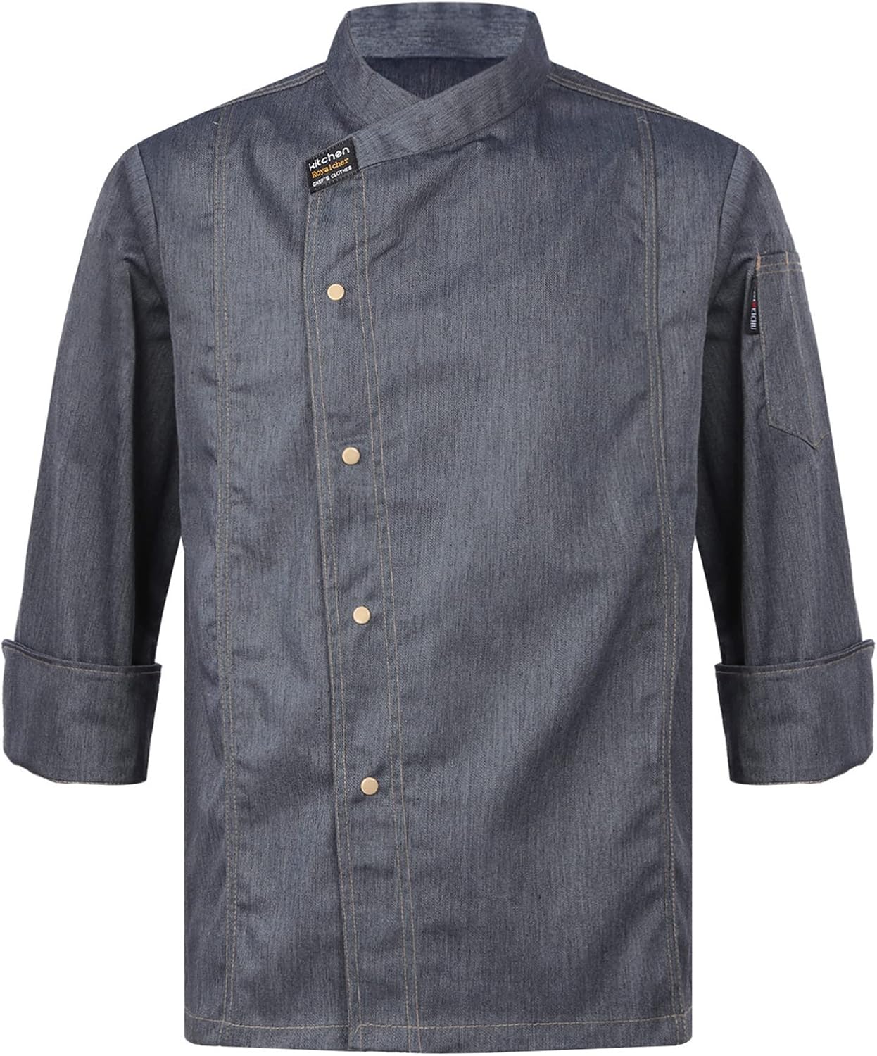 Unisex Chef Coat Pressional Hotel Kitchen Chef Jacket Men Women Restaurant Canteen Working Uniform