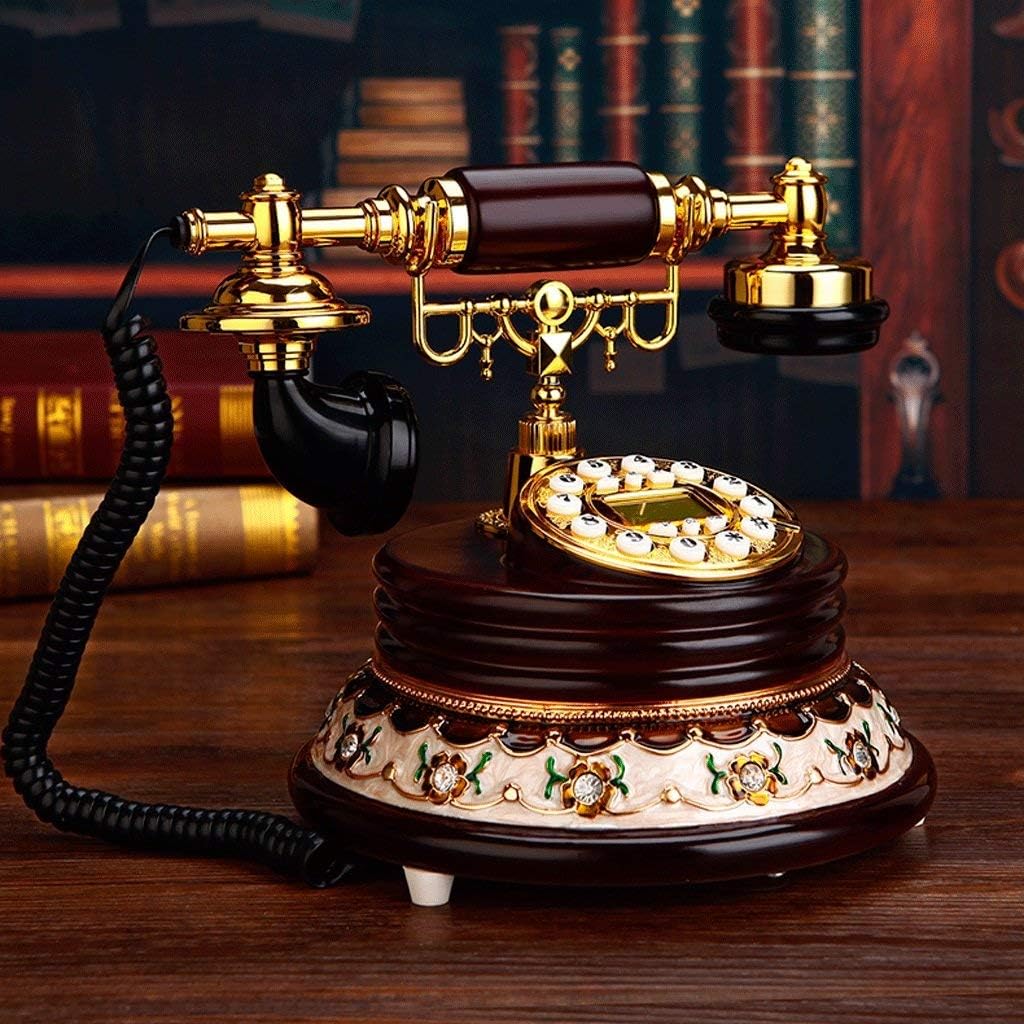 Retro Telephone Landline Home Living Room Resin Decorative Retro Phone Telephone