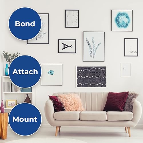 Miniatura 4 de 3M Cinta de espuma de uretano de doble capa 4032 adhesivo duradero de doble cara (1 pulgada x 5 yardas) Cinta de espuma de uretano de doble capa